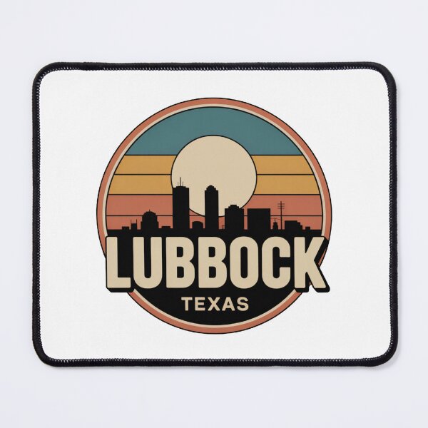Item preview, Lubbock Texas: Sunset Skyline Large Centered Moon designed and sold by CircinusStore.