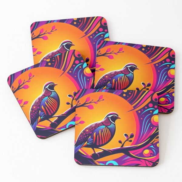 Item preview, Vibrant Partridge – Whimsical Nature Artwork designed and sold by Dogandesighn.