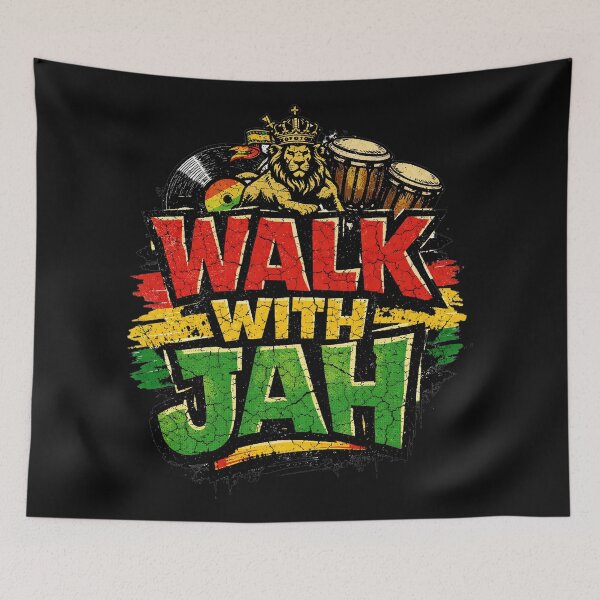 Item preview, Walk With Jah designed and sold by SavvyEarth.