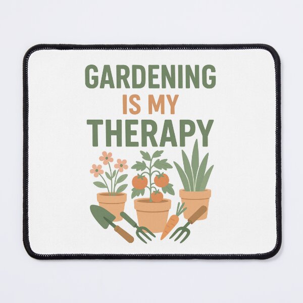 Item preview, Gardening Is My Therapy | Funny Gardening Shirt designed and sold by VeroChaos.