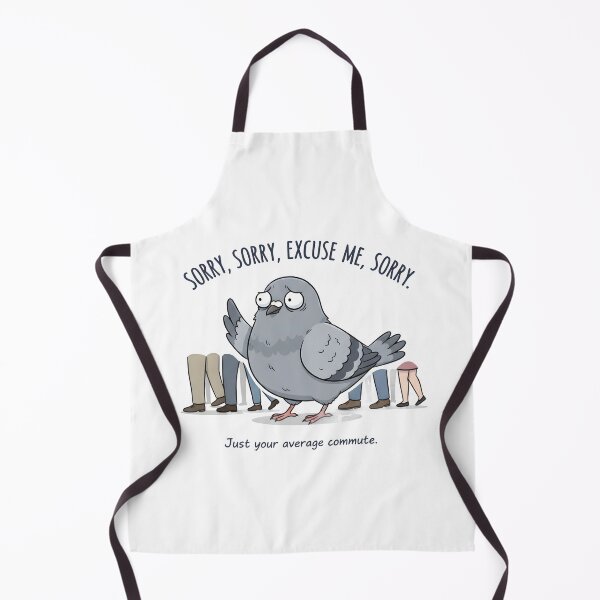 Item preview, Funny Apology Pigeon Meme Just Your Average Commute. designed and sold by The-T-In-Retro.