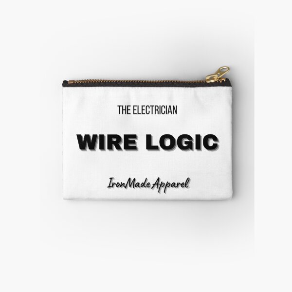 Item preview, WIRE LOGIC Electrician T-Shirt – Smart Wiring Humor Tee for Electricians, Linemen & Electrical Pros designed and sold by IronMade Apparel.