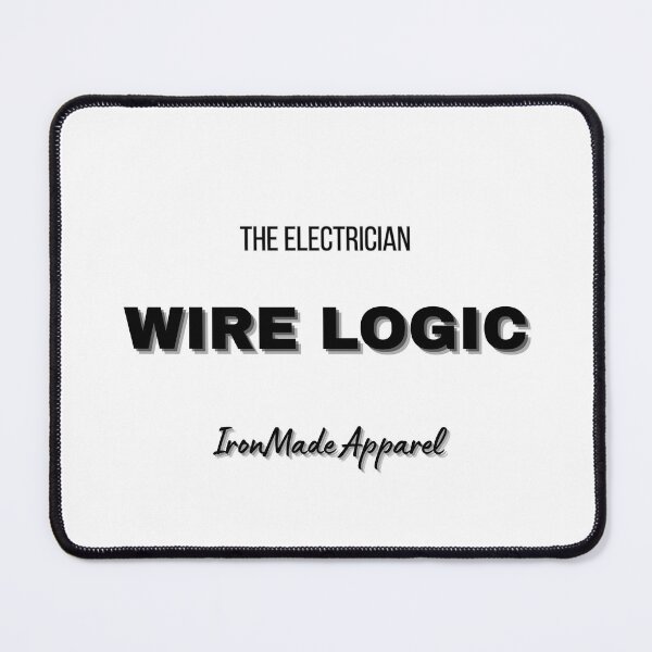 Item preview, WIRE LOGIC Electrician T-Shirt – Smart Wiring Humor Tee for Electricians, Linemen & Electrical Pros designed and sold by IronMade Apparel.
