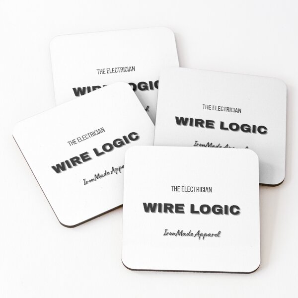 Item preview, WIRE LOGIC Electrician T-Shirt – Smart Wiring Humor Tee for Electricians, Linemen & Electrical Pros designed and sold by IronMade Apparel.