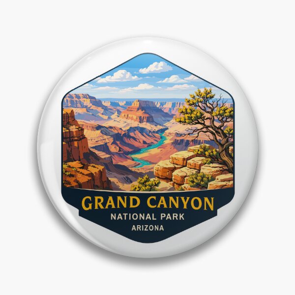 Item preview, Grand Canyon National Park, Vintage Travel T-shirt designed and sold by Gideon Emmerich.