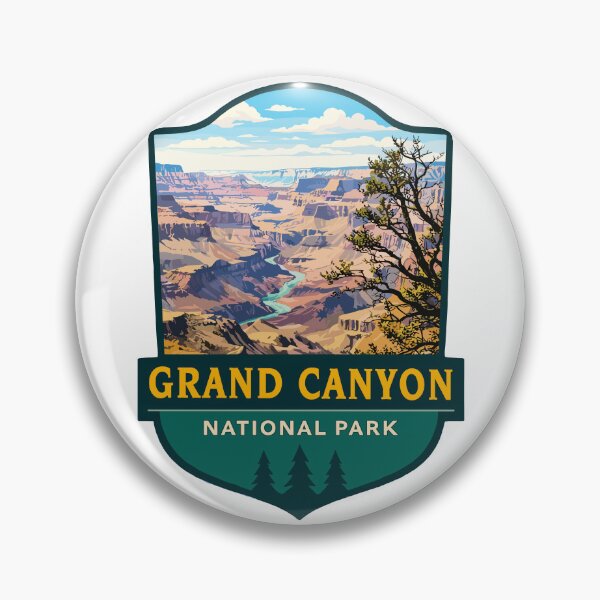 Item preview, Grand Canyon National Park Arizona Retro Badge designed and sold by Gideon Emmerich.
