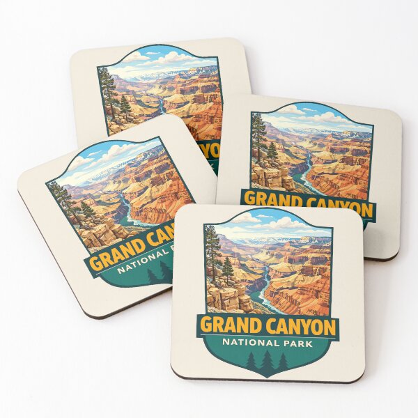 Item preview, Grand Canyon National Park Arizona Retro Sticker designed and sold by Gideon Emmerich.