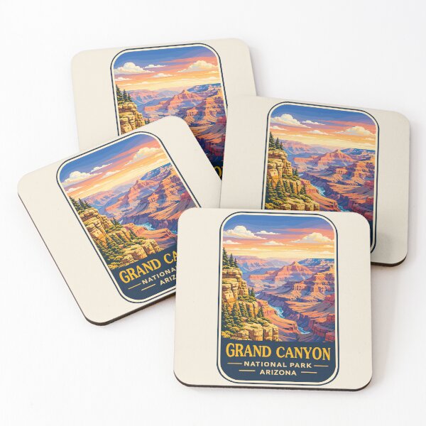 Item preview, Grand Canyon National Park Arizona Retro Badge designed and sold by Gideon Emmerich.