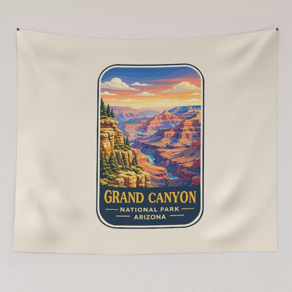 Item preview, Grand Canyon National Park Arizona Retro Badge designed and sold by Gideon Emmerich.