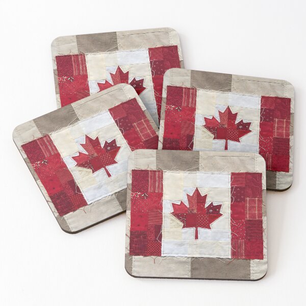 Item preview, Patchwork Quilt Canadian Flag designed and sold by TackyTime.