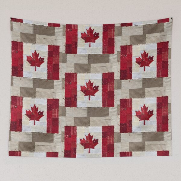 Item preview, Patchwork Quilt Canadian Flag designed and sold by TackyTime.