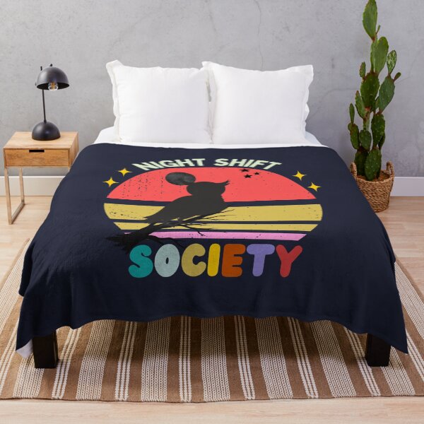 Item preview, Night Shift Society Owl – Retro Vintage Nocturnal Aesthetic 80s Sunset Grunge Night Owl Club T-Shirt designed and sold by HOUSE OF TIST.