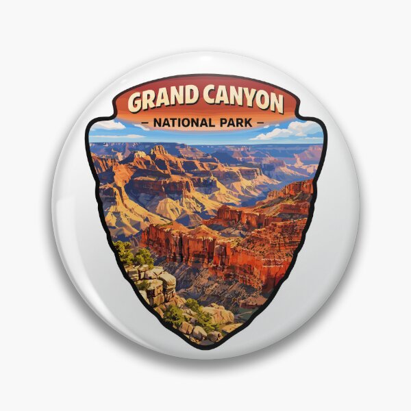 Item preview, Grand Canyon National Park Arizona Retro Badge designed and sold by Gideon Emmerich.