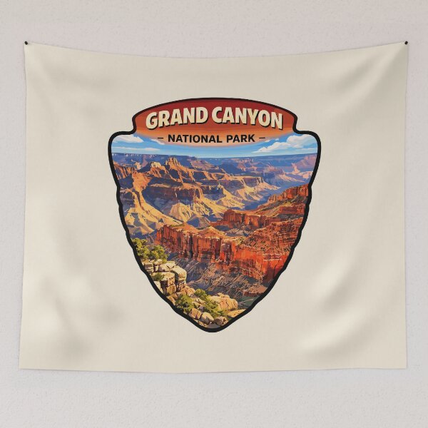 Item preview, Grand Canyon National Park Arizona Retro Badge designed and sold by Gideon Emmerich.