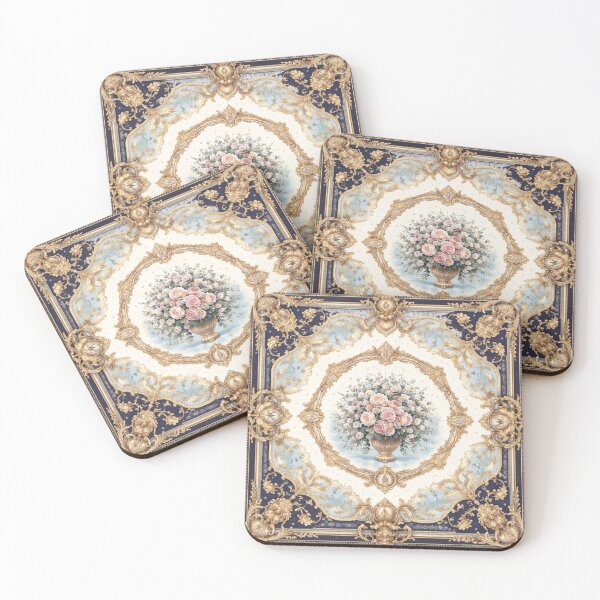 Item preview, Luxury Royal Floral Baroque Design | Elegant Vintage Gold Blue Pattern designed and sold by Purti123.