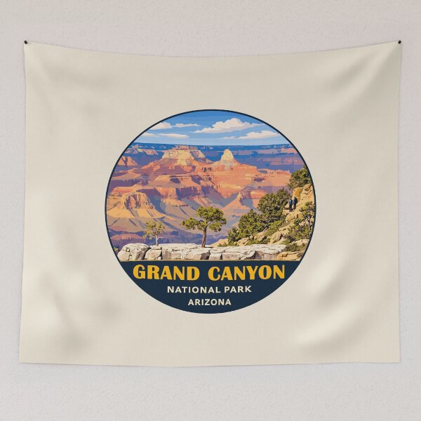 Item preview, Grand Canyon National Park Arizona Retro Badge designed and sold by Gideon Emmerich.