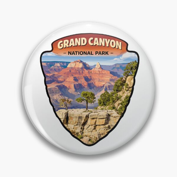 Item preview, Grand Canyon National Park Arizona Retro Badge designed and sold by Gideon Emmerich.