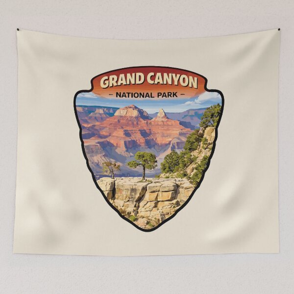 Item preview, Grand Canyon National Park Arizona Retro Badge designed and sold by Gideon Emmerich.