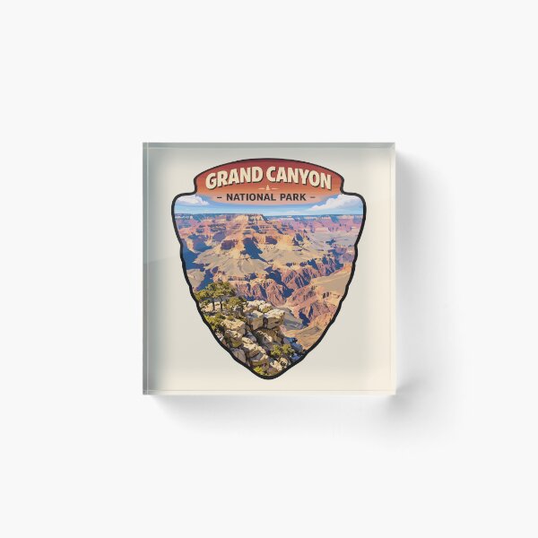 Item preview, Grand Canyon National Park Arizona Retro Badge designed and sold by Gideon Emmerich.