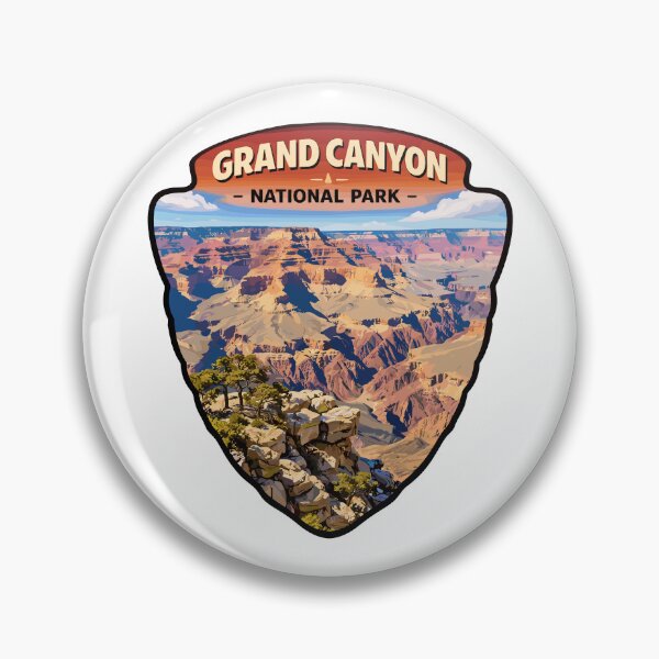Item preview, Grand Canyon National Park Arizona Retro Badge designed and sold by Gideon Emmerich.