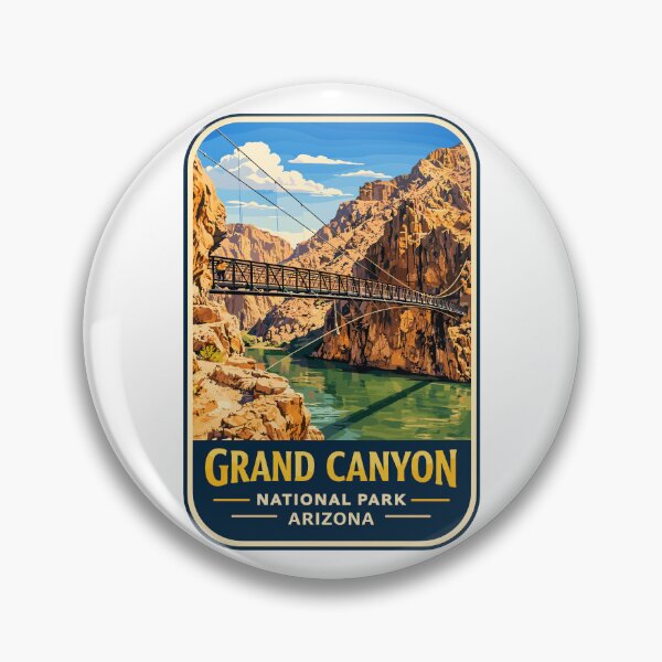 Item preview, Grand Canyon National Park Arizona Retro Badge designed and sold by Gideon Emmerich.