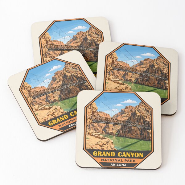 Item preview, Grand Canyon National Park Arizona US Retro Badge designed and sold by Gideon Emmerich.