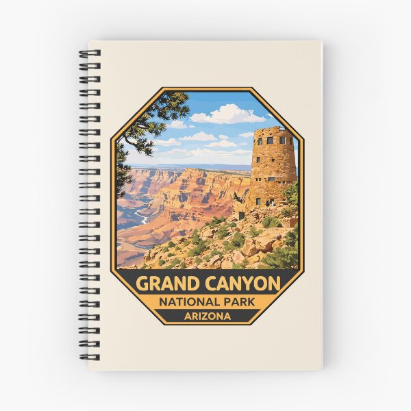 Item preview, Grand Canyon National Park Arizona US Retro Badge designed and sold by Gideon Emmerich.