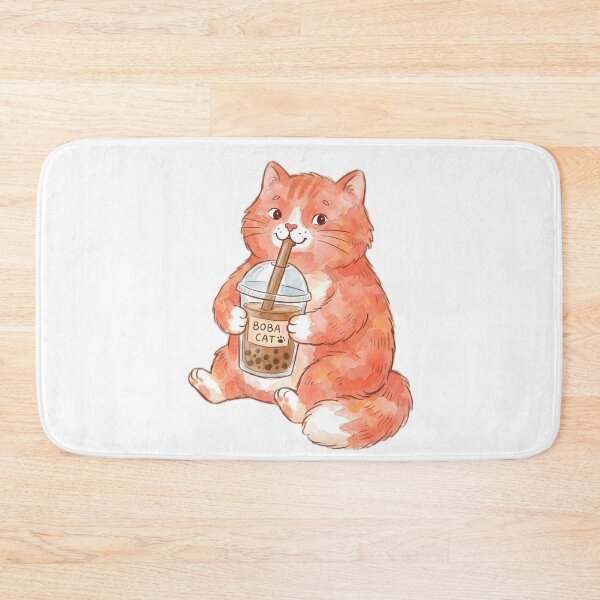 Item preview, Boba Cat designed and sold by DorpiDesign.