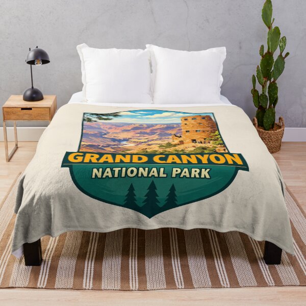 Item preview, Grand Canyon National Park Arizona US Retro Badge designed and sold by Gideon Emmerich.
