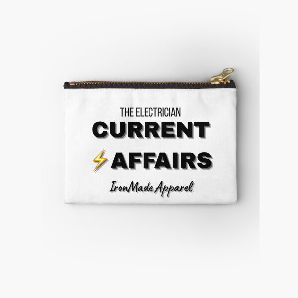 Item preview, Current Affairs Electrician T-Shirt – Funny Electrical Pun Tee for Electricians, Linemen & Skilled Trades Pros designed and sold by IronMade Apparel.
