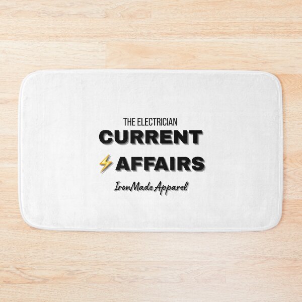 Item preview, Current Affairs Electrician T-Shirt – Funny Electrical Pun Tee for Electricians, Linemen & Skilled Trades Pros designed and sold by IronMade Apparel.