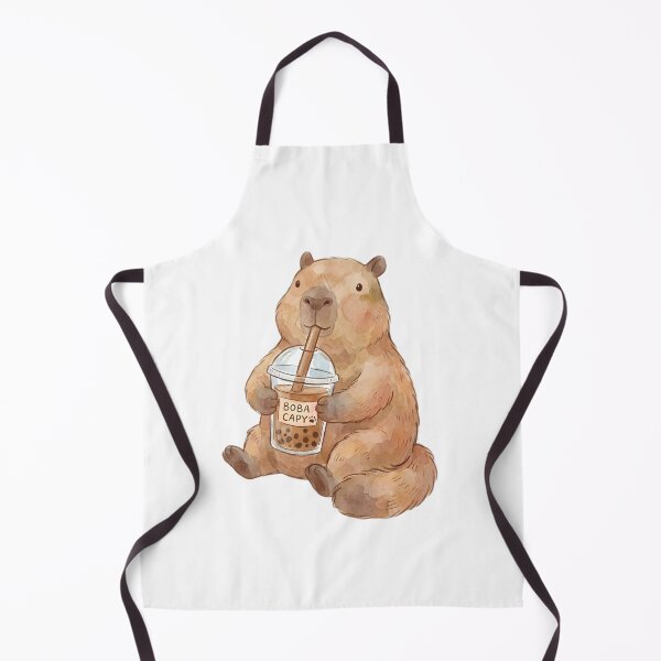 Item preview, Boba Capybara designed and sold by DorpiDesign.