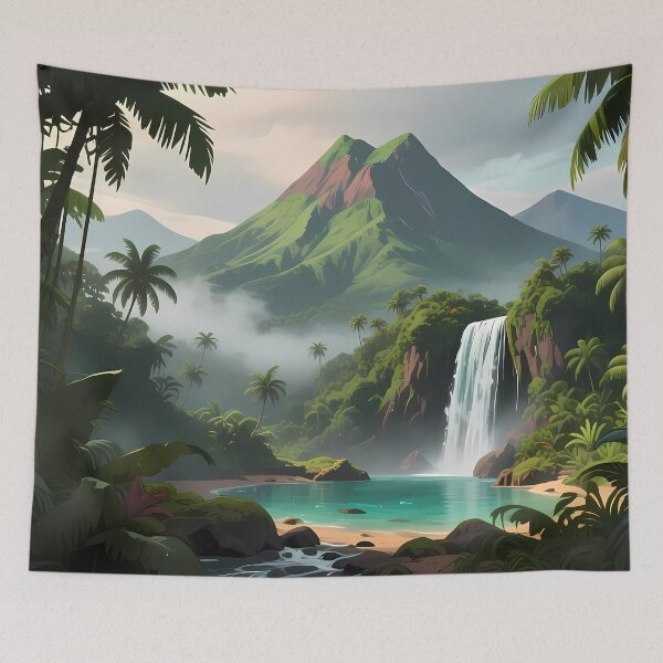 Item preview, Tropical Volcanic Island designed and sold by David c.p JACQUEMET.