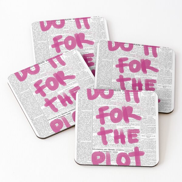 Item preview, Do it for the plot newspaper bold statement designed and sold by MadaFaCose.