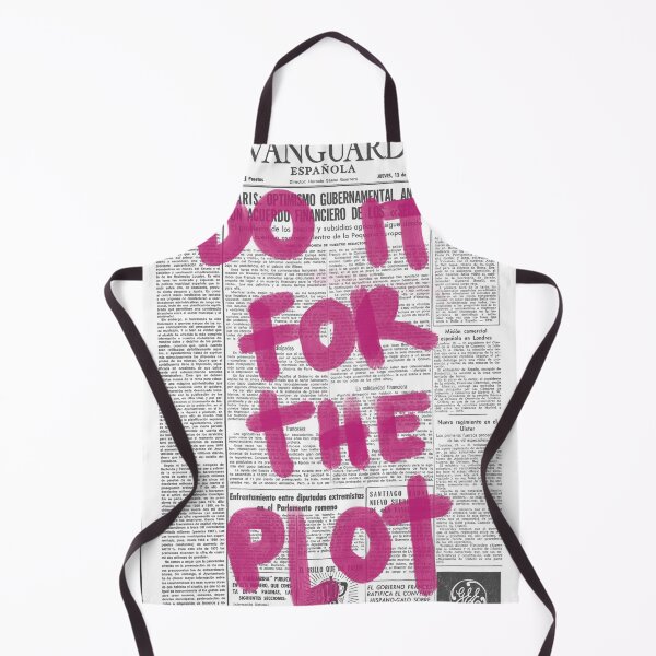 Item preview, Do it for the plot newspaper bold statement designed and sold by MadaFaCose.