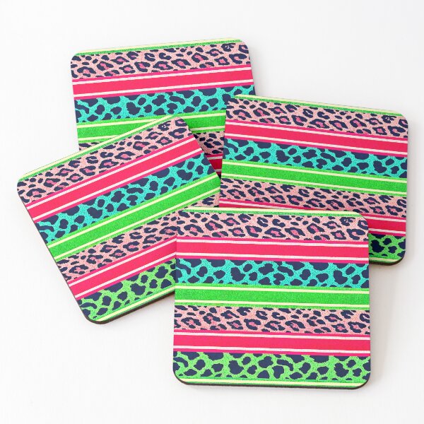 Item preview, Horizontal striped cheetah pattern designed and sold by michplante60.