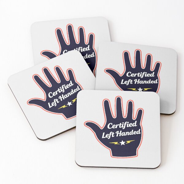 Item preview, Certified Left Handed Funny Lefty Pride Die Cut Sticker Design designed and sold by AnimalAirtistry.