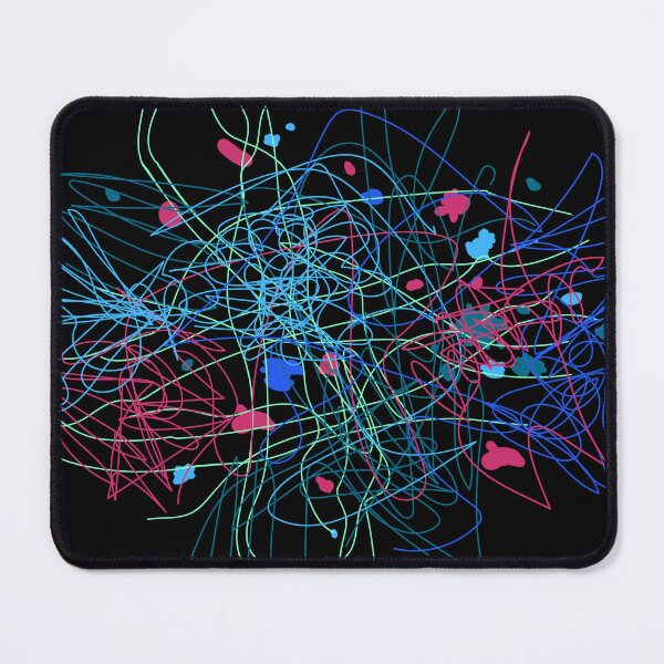 Item preview, Abstract Scribble Art – Vibrant Doodle Lines designed and sold by Skryp-art.