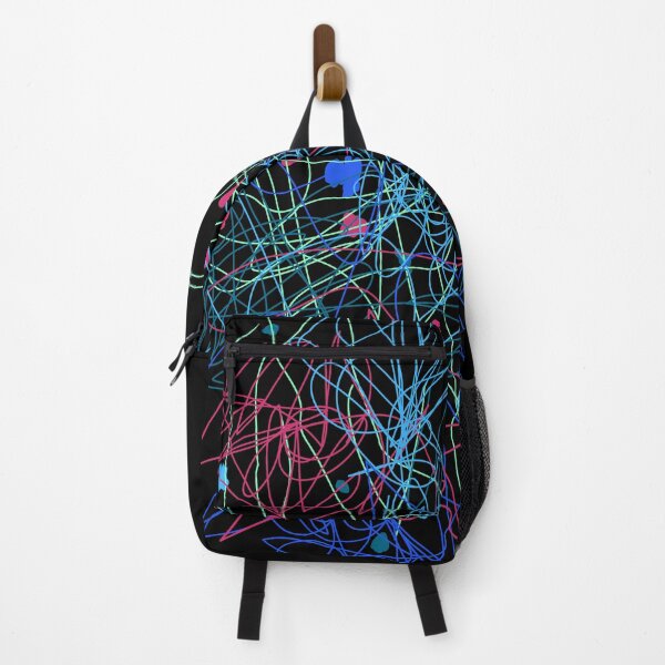 Item preview, Abstract Scribble Art – Vibrant Doodle Lines designed and sold by Skryp-art.
