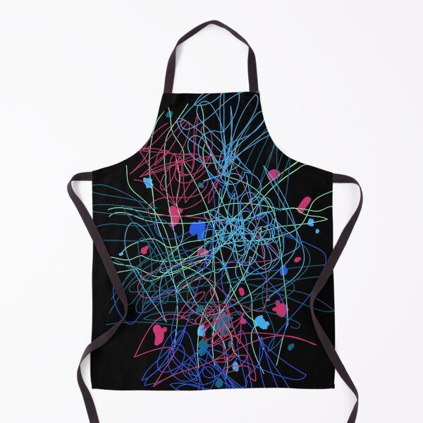Item preview, Abstract Scribble Art – Vibrant Doodle Lines designed and sold by Skryp-art.