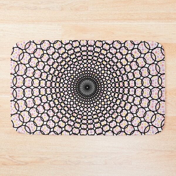 Item preview, Cherry Blossom Mandala Spiral – Floral Kaleidoscope Pattern designed and sold by Blupunk.