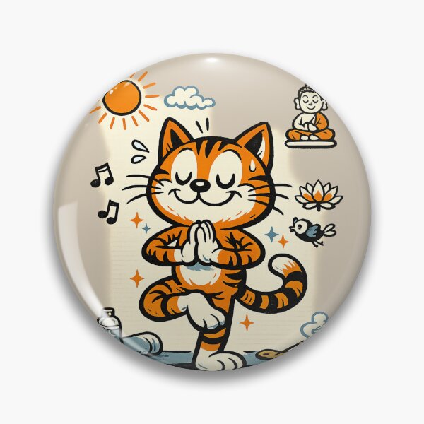 Item preview, Kitty does yoga designed and sold by StudioMisbelief.