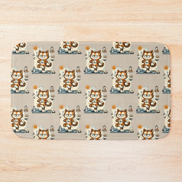 Item preview, Kitty does yoga designed and sold by StudioMisbelief.