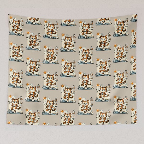 Item preview, Kitty does yoga designed and sold by StudioMisbelief.