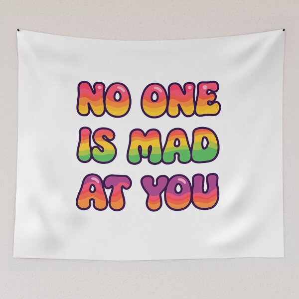 Item preview, No One Is Mad At You Self Love Anxiety Awareness designed and sold by SkeletonsDanger.