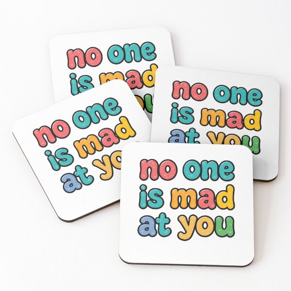Item preview, No One Is Mad At You Anxiety Support Self Acceptance designed and sold by SkeletonsDanger.