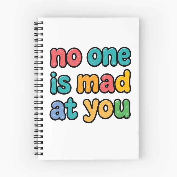 Item preview, No One Is Mad At You Anxiety Support Self Acceptance designed and sold by SkeletonsDanger.