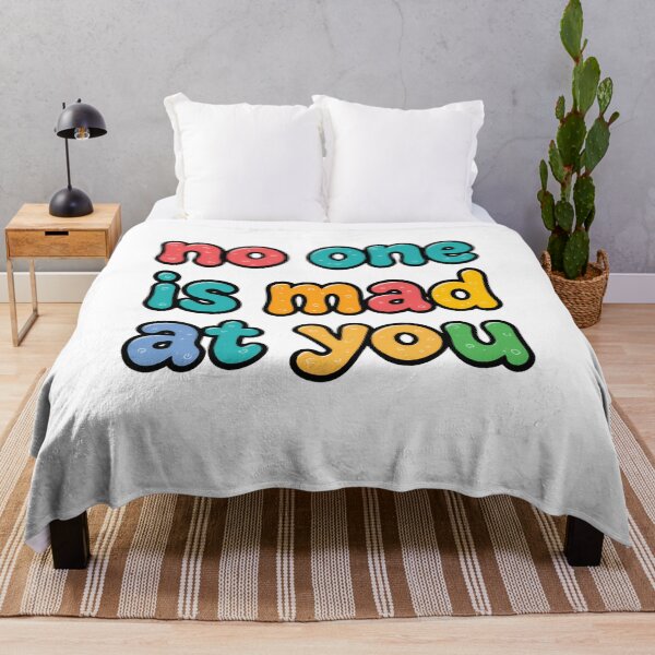 Item preview, No One Is Mad At You Anxiety Support Self Acceptance designed and sold by SkeletonsDanger.