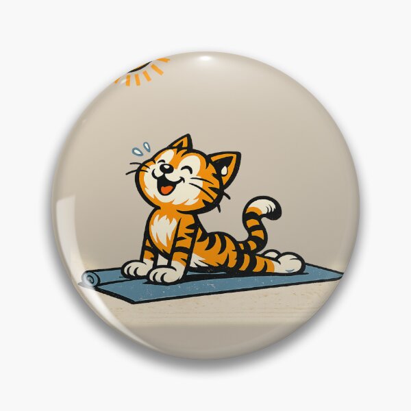 Item preview, Kitty does hot yoga designed and sold by StudioMisbelief.