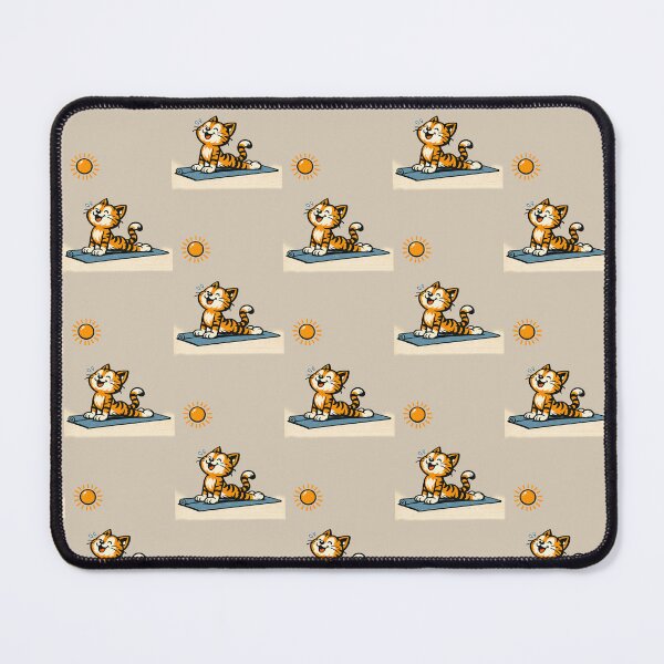 Item preview, Kitty does hot yoga designed and sold by StudioMisbelief.